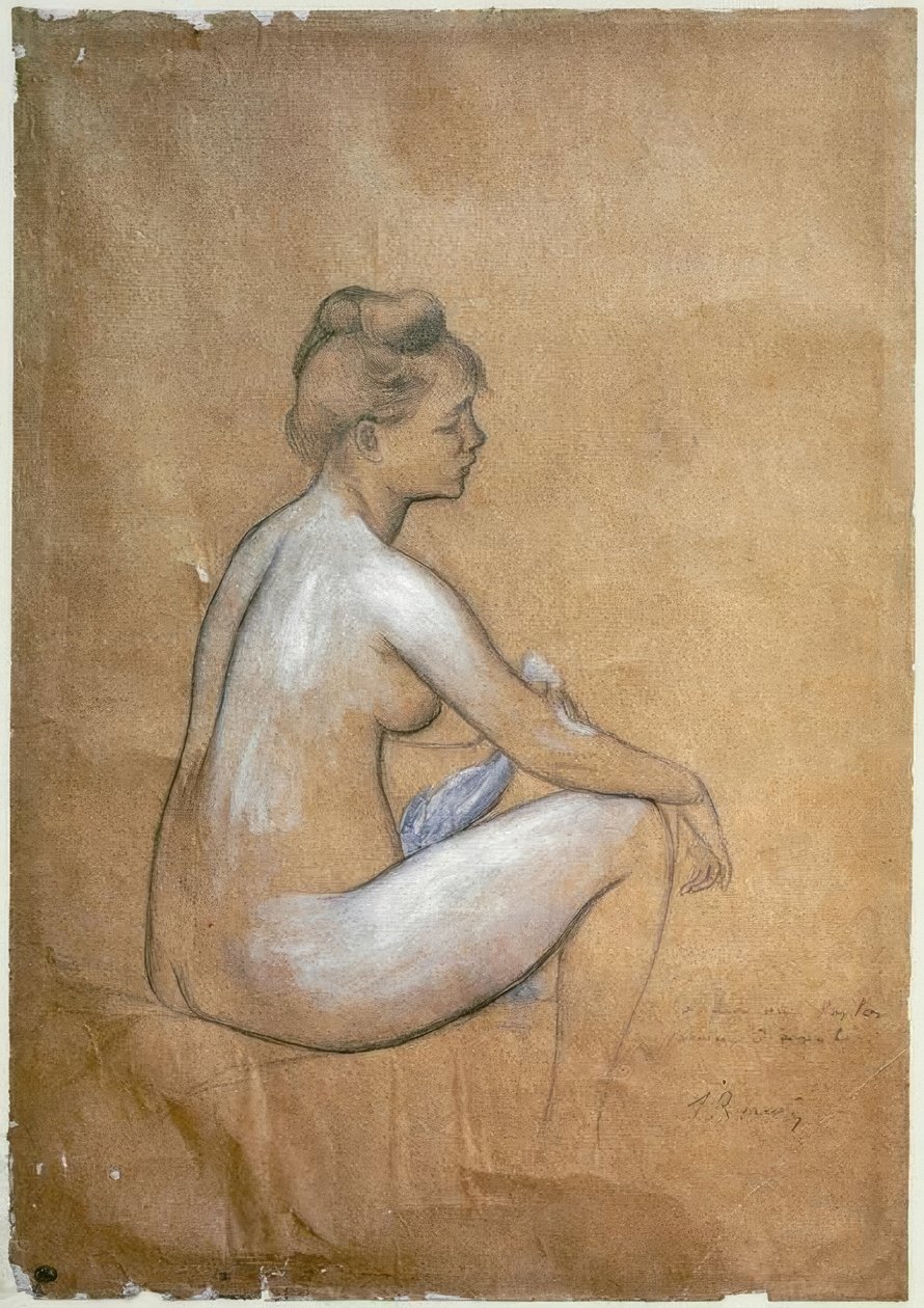 Banhistas sentados de Pierre Auguste Renoir