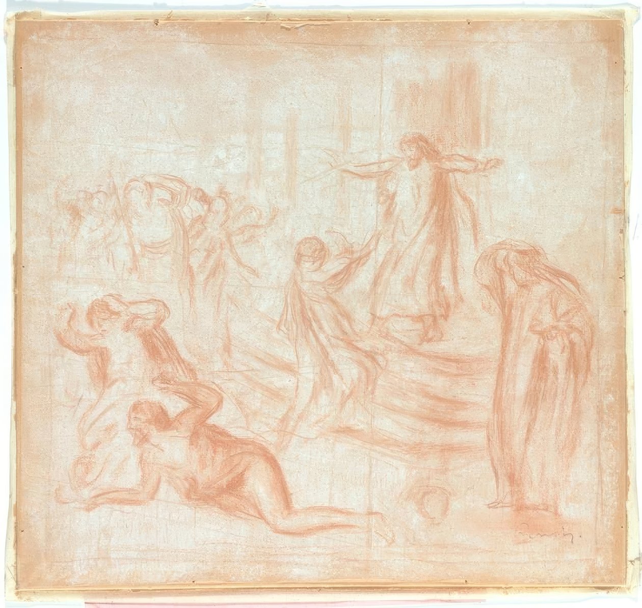 Esboço em Ödipus Rex de Pierre Auguste Renoir