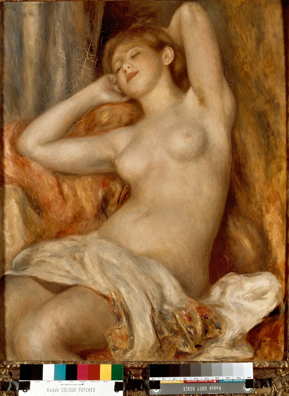 Banhista adormecido (Dorminhoca) de Pierre Auguste Renoir