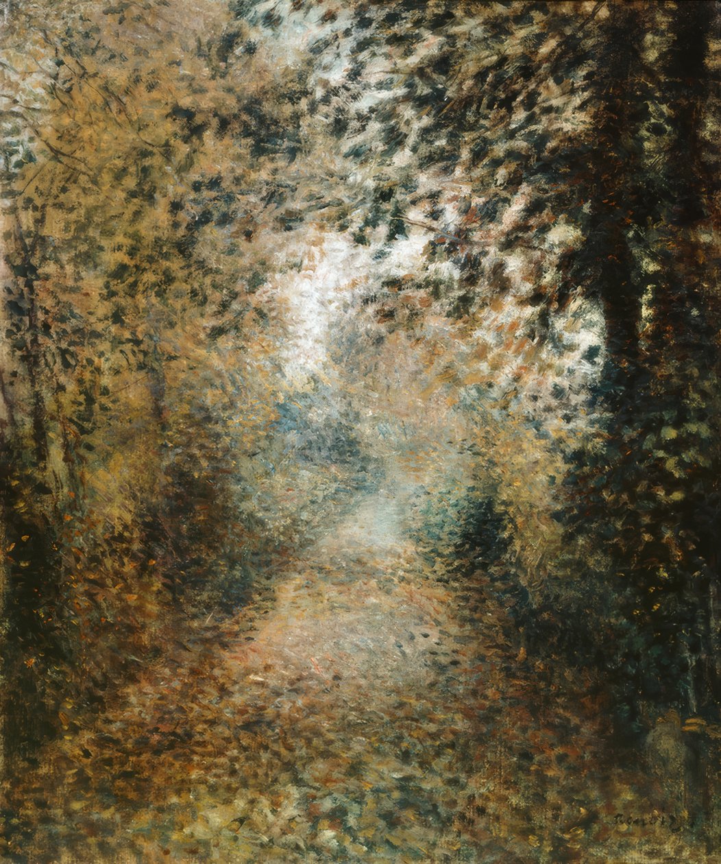 vegetação rasteira de Pierre Auguste Renoir