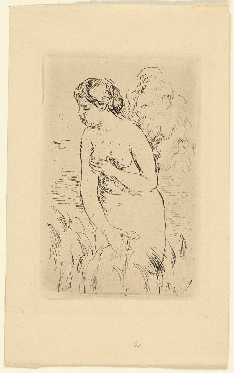 Banhista em pé de Pierre Auguste Renoir