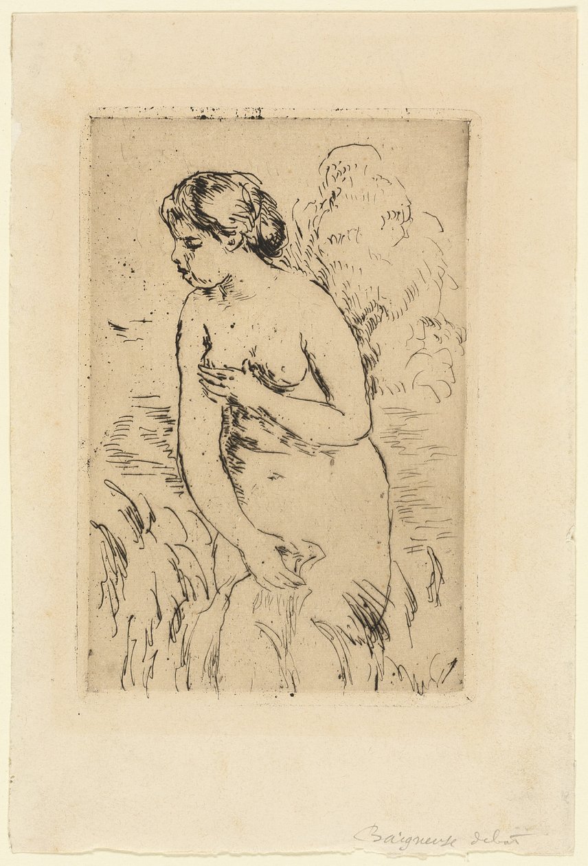 Banhista em pé de Pierre Auguste Renoir