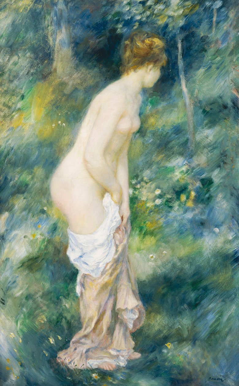 Banhista de pé, 1887 de Pierre Auguste Renoir