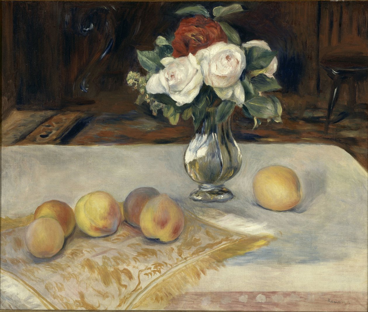 Ainda vida. de Pierre Auguste Renoir