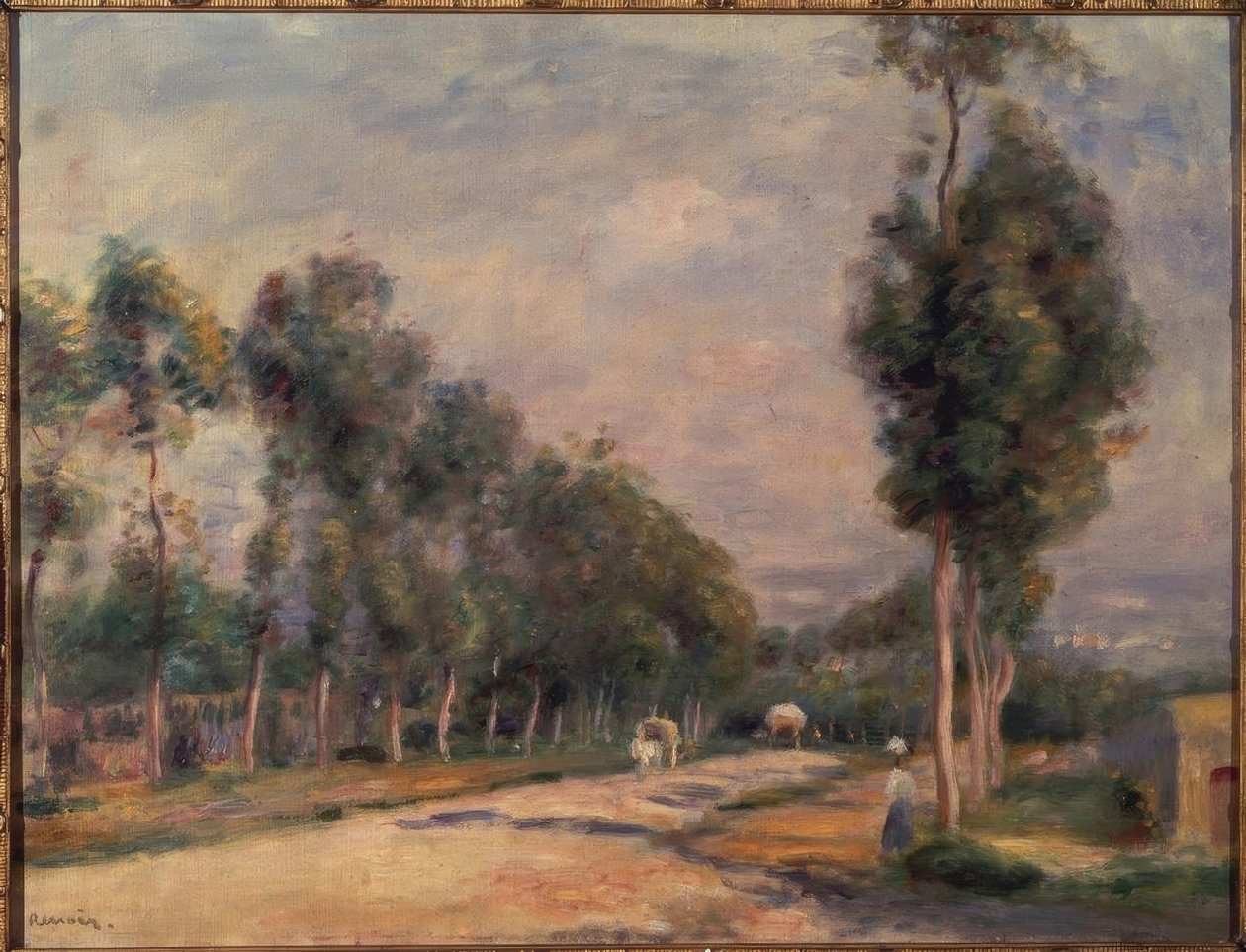 Rua em Louveciennes de Pierre Auguste Renoir