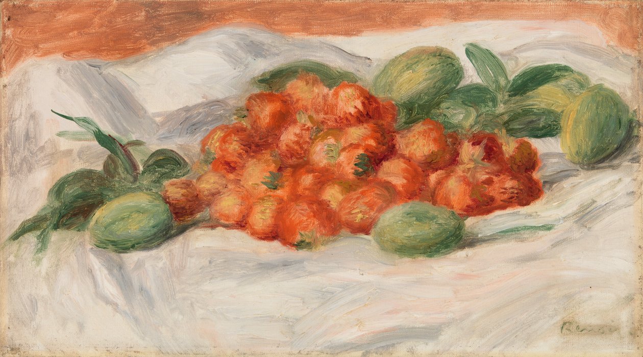 Morangos e Amêndoas de Pierre Auguste Renoir