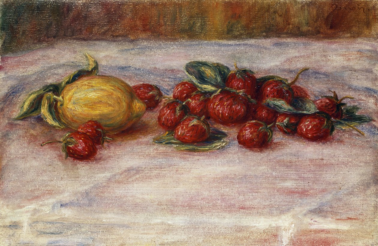 Morangos e Limões de Pierre Auguste Renoir
