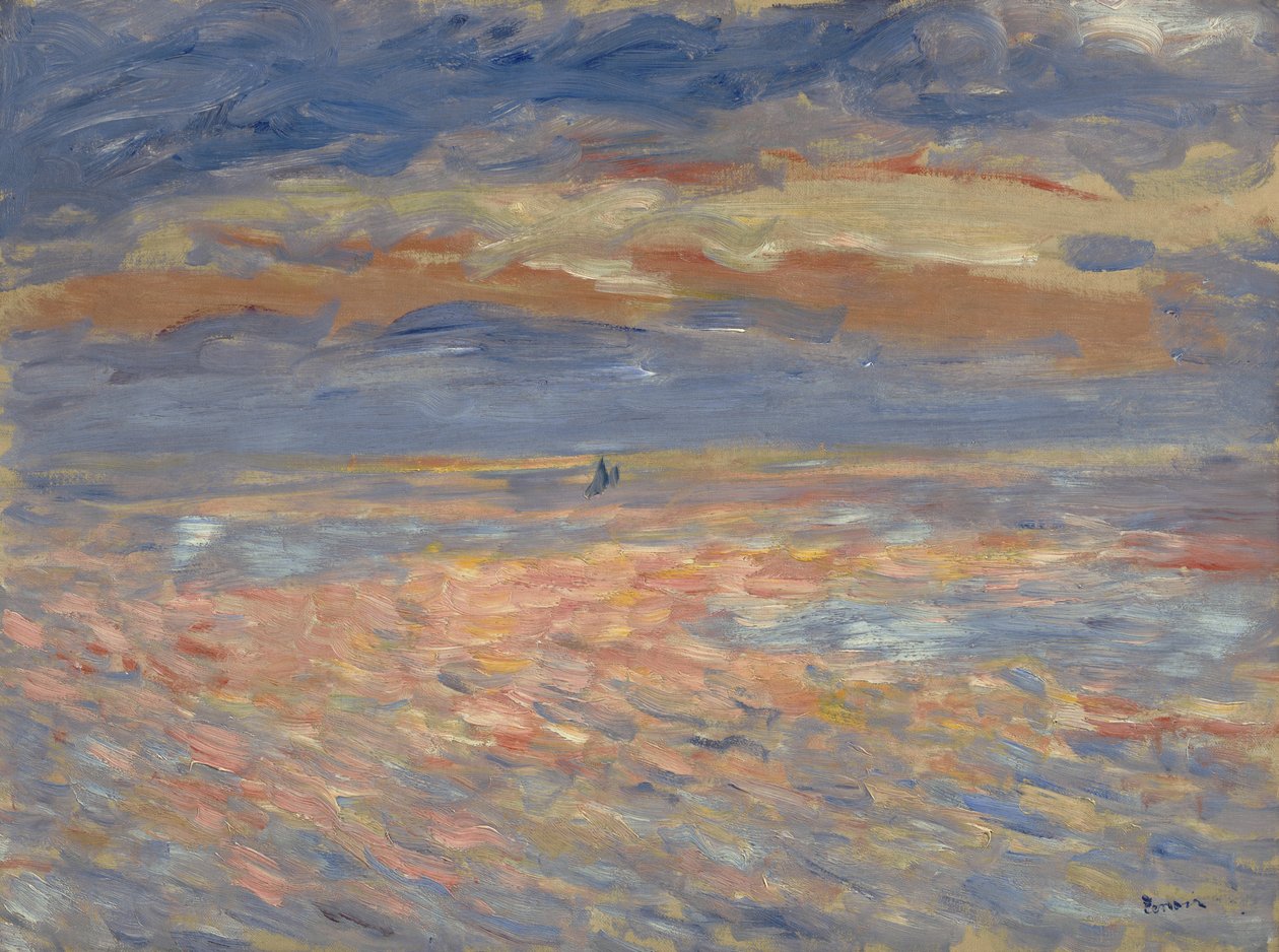 Pôr do sol, 1879 ou 1881 de Pierre Auguste Renoir