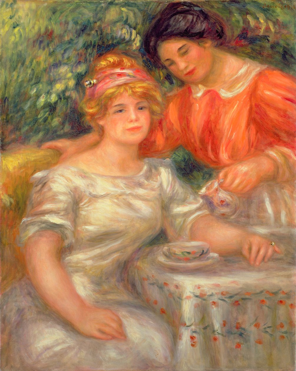 Hora do Chá de Pierre Auguste Renoir