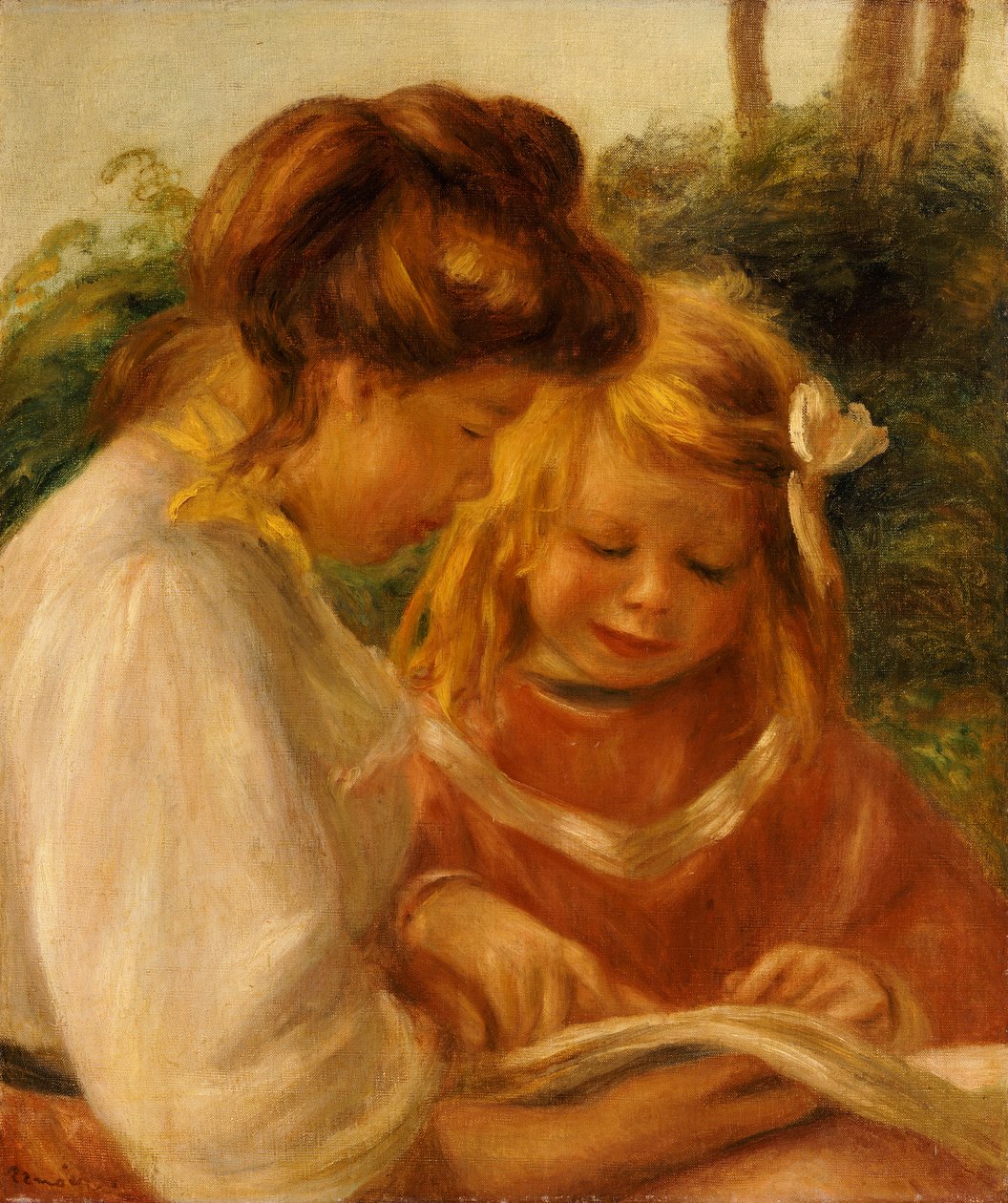 O Alfabeto, Jean e Gabrielle de Pierre Auguste Renoir