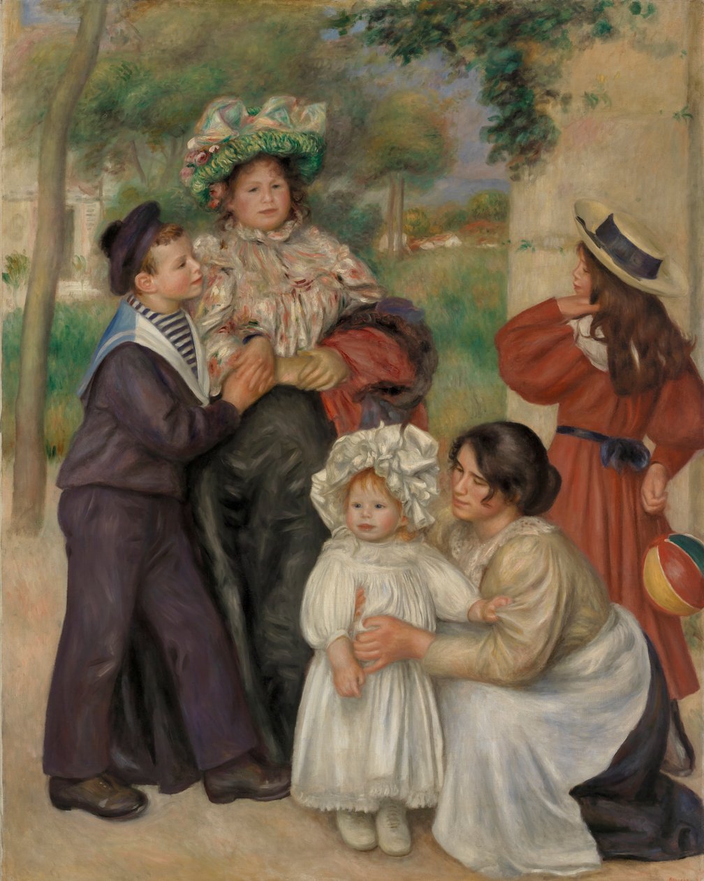 A família do artista de Pierre Auguste Renoir
