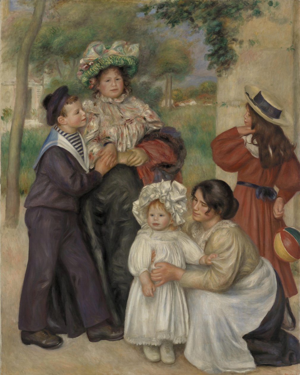 A família dos artistas A família dos artistas, 1896. de Pierre Auguste Renoir