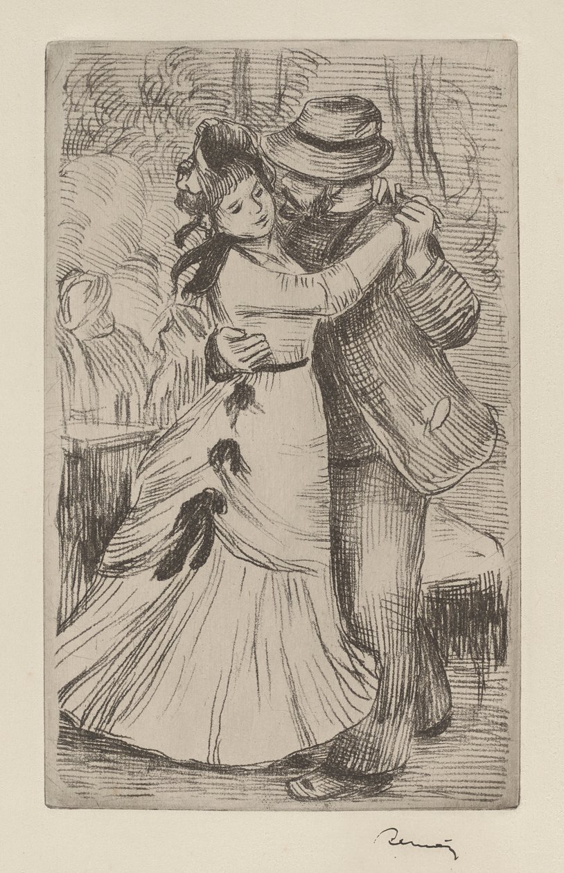A Dança do País de Pierre Auguste Renoir