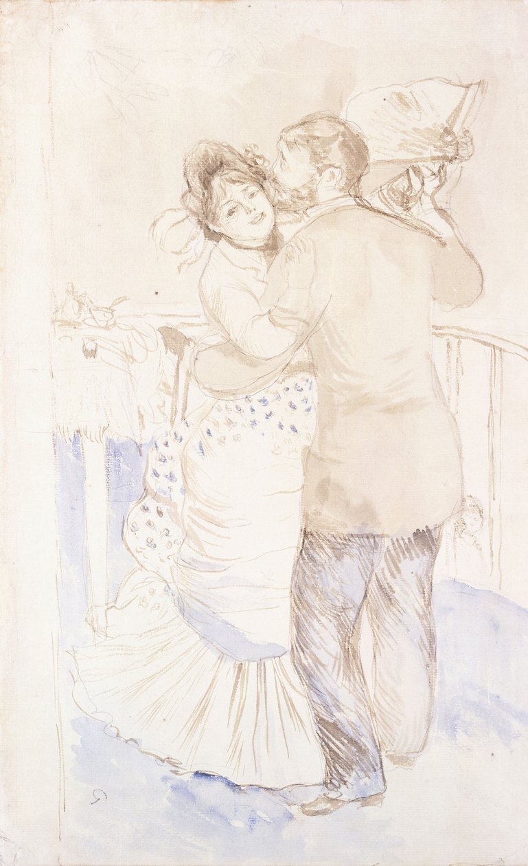A dança do país, 1883 de Pierre Auguste Renoir