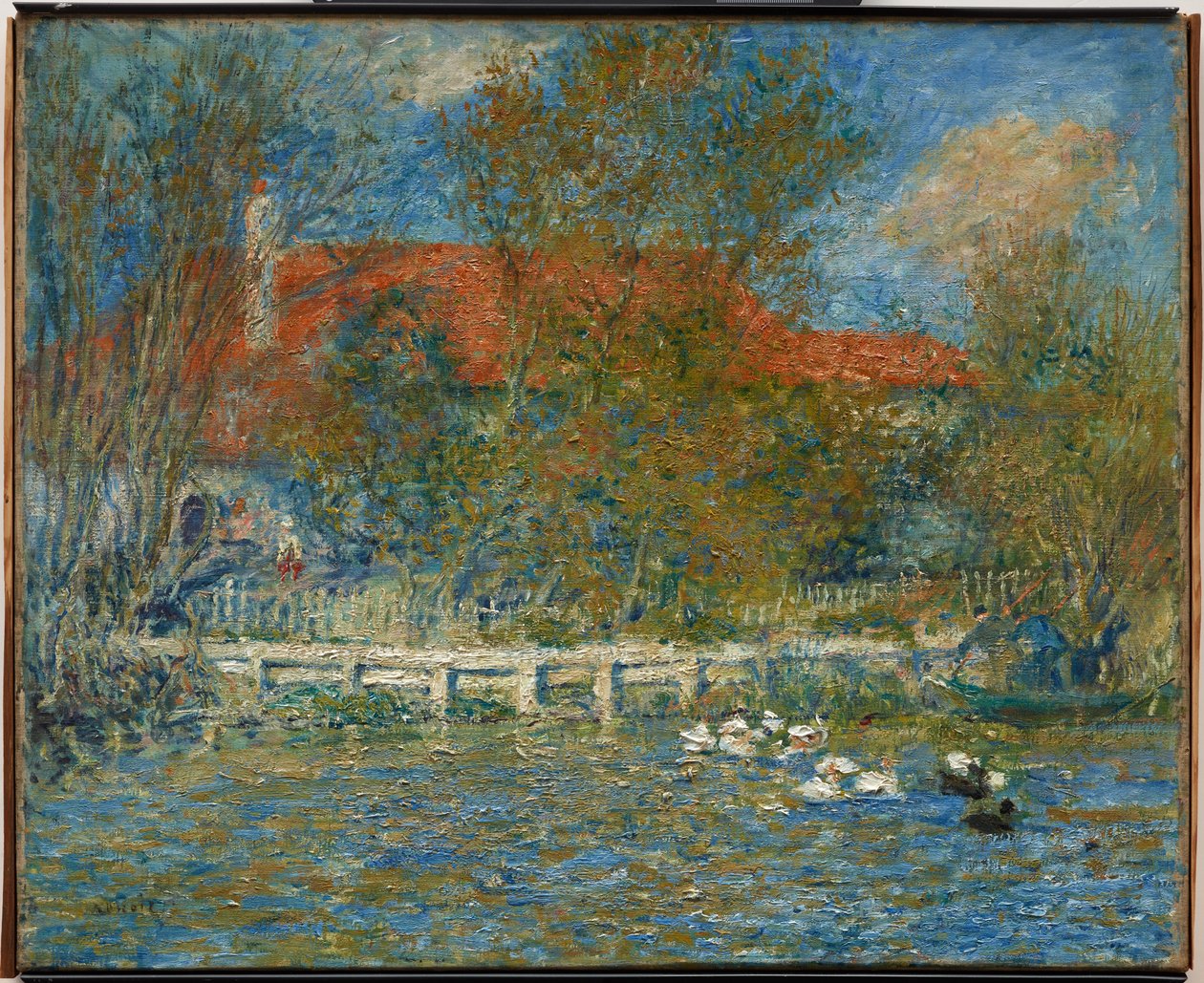 O Lago de Pato de Pierre Auguste Renoir