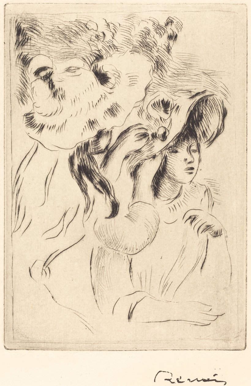 O Pin do Chapéu O Pin do Chapéu, 1894. de Pierre Auguste Renoir