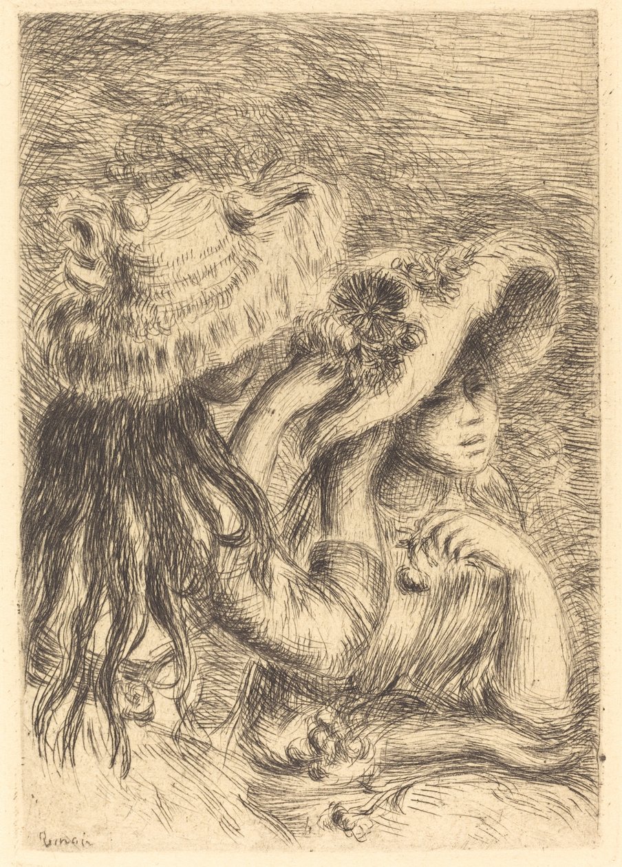 O Pin do Chapéu O Pin do Chapéu, 1894. de Pierre Auguste Renoir