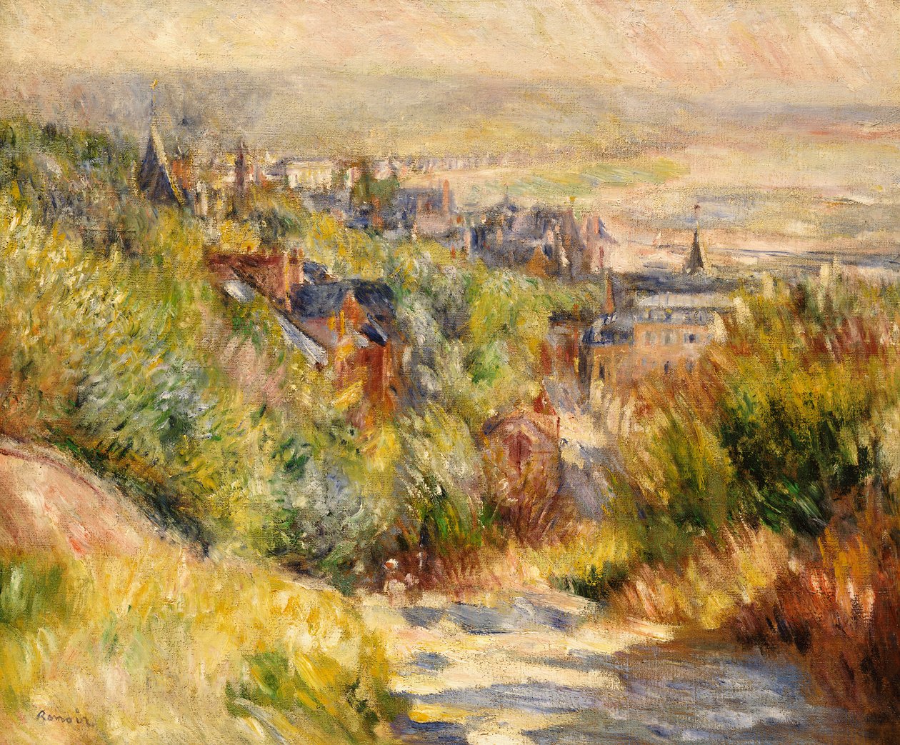 As alturas de Trouville de Pierre Auguste Renoir
