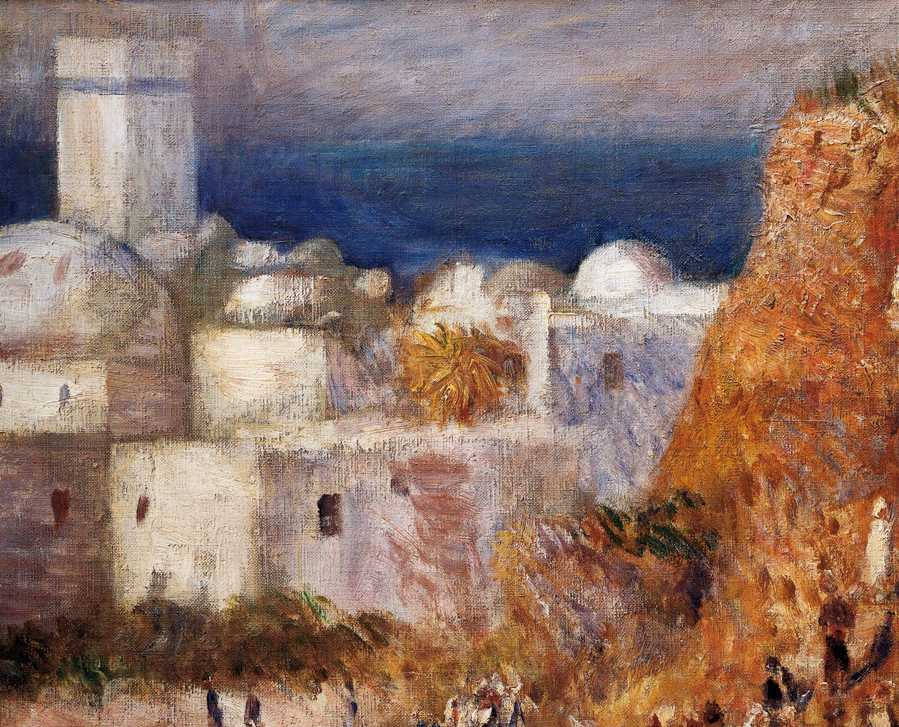 A Mesquita ou Festival Árabe (detalhe) 1881 (óleo sobre tela) de Pierre Auguste Renoir