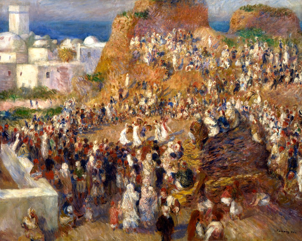 A Mesquita, ou Festival Árabe, 1881 de Pierre Auguste Renoir