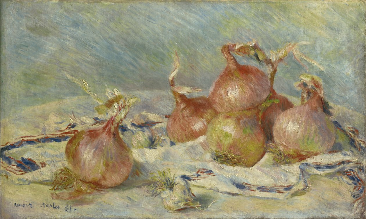 As cebolas, 1881 de Pierre Auguste Renoir