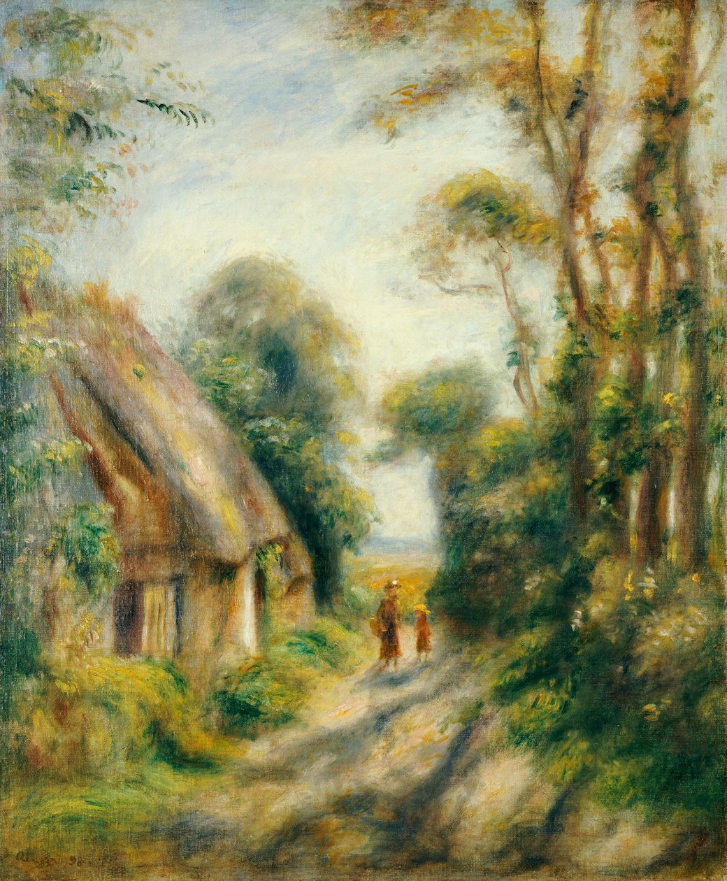 Os arredores de Berneval de Pierre Auguste Renoir