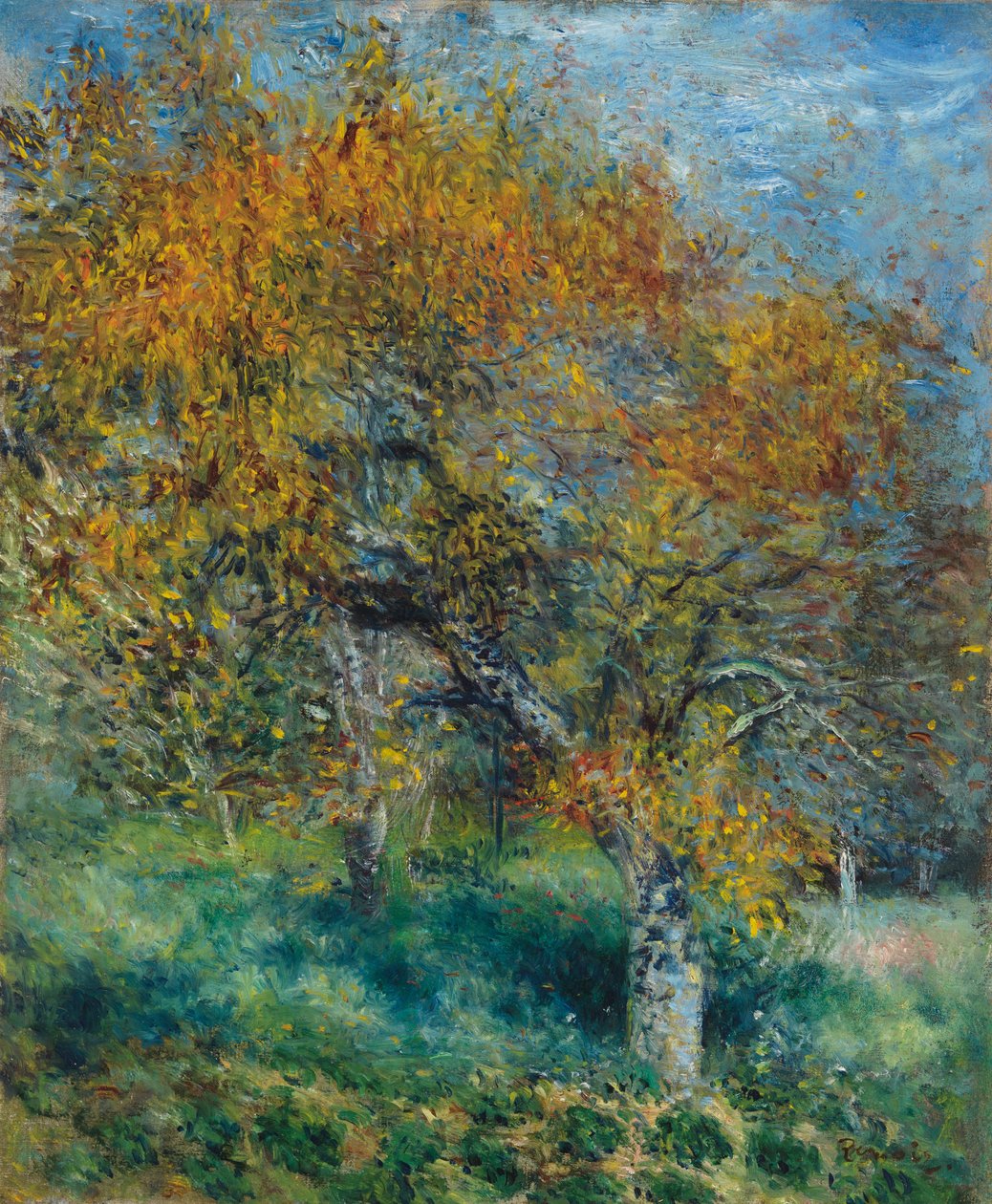 A pereira; Le Poirier, c.1870 de Pierre Auguste Renoir