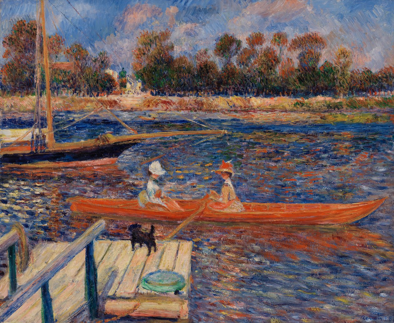 O Sena em Argenteuil (La Seine Ã Argenteuil) de Pierre Auguste Renoir