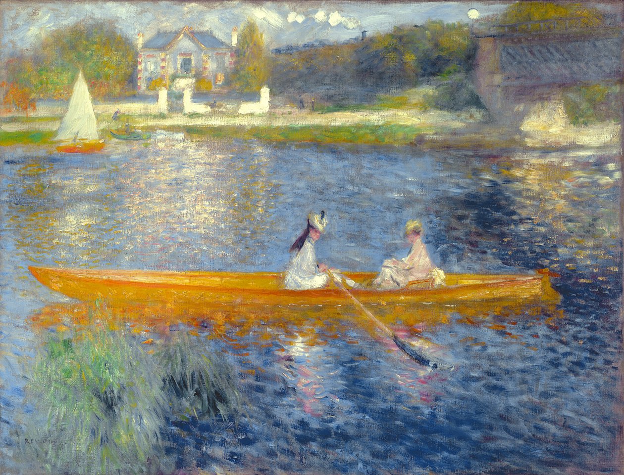 O esquife (La Yole), 1875 | Pierre-Auguste Renoir