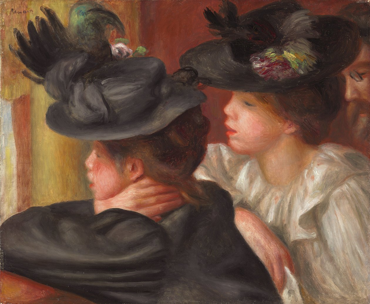 A caixa do teatro; Au Theatre, la loge, 1894 de Pierre Auguste Renoir