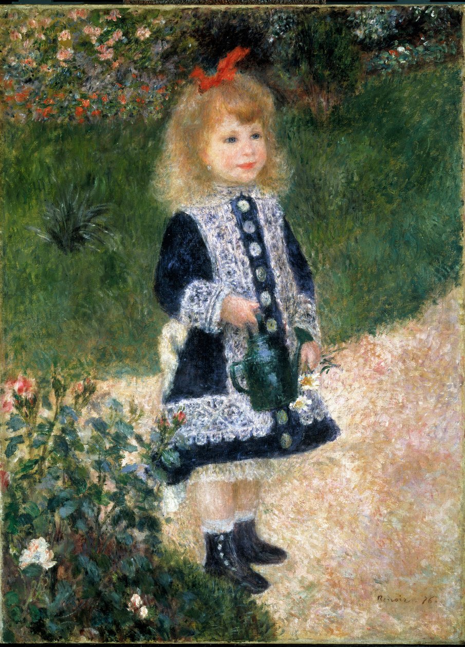 A criança com o regador de Pierre Auguste Renoir