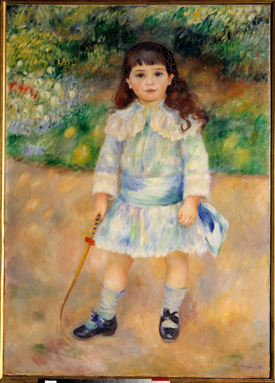 A criança com o chicote Pintura de Pierre Auguste Renoir (1841-1919) de Pierre Auguste Renoir