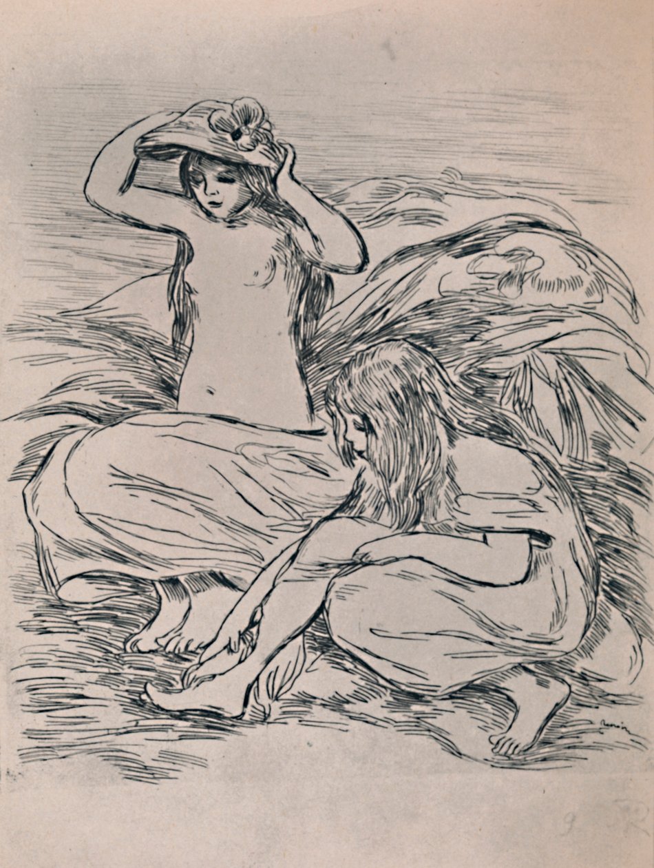 Dois Banhistas, 1946 de Pierre Auguste Renoir