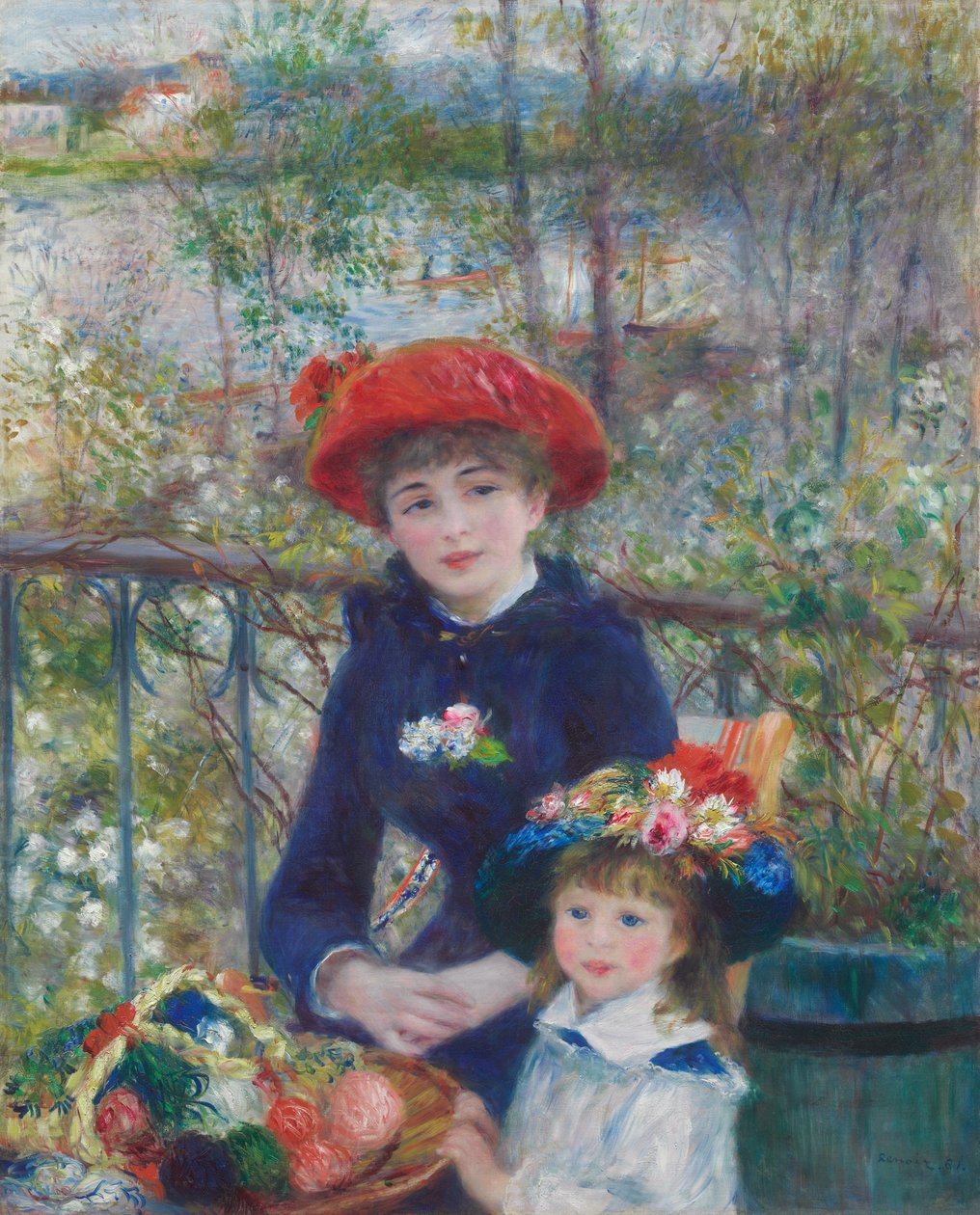 Duas Irmãs (No terraço) de Pierre Auguste Renoir