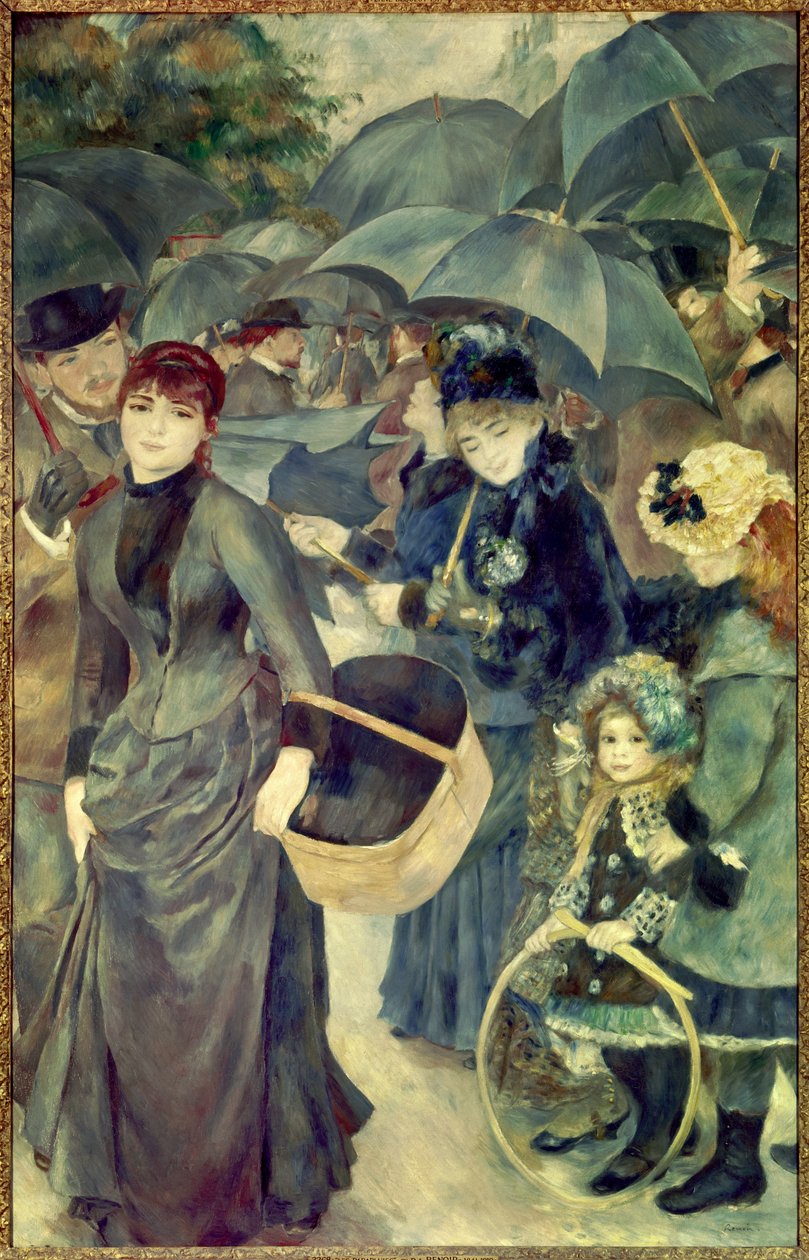 Guarda-chuvas de Pierre Auguste Renoir