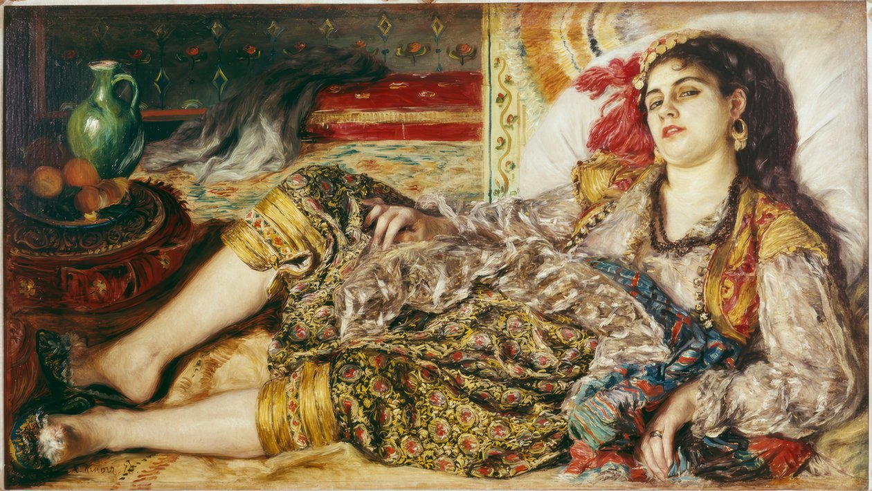 Uma mulher de Argel de Pierre Auguste Renoir