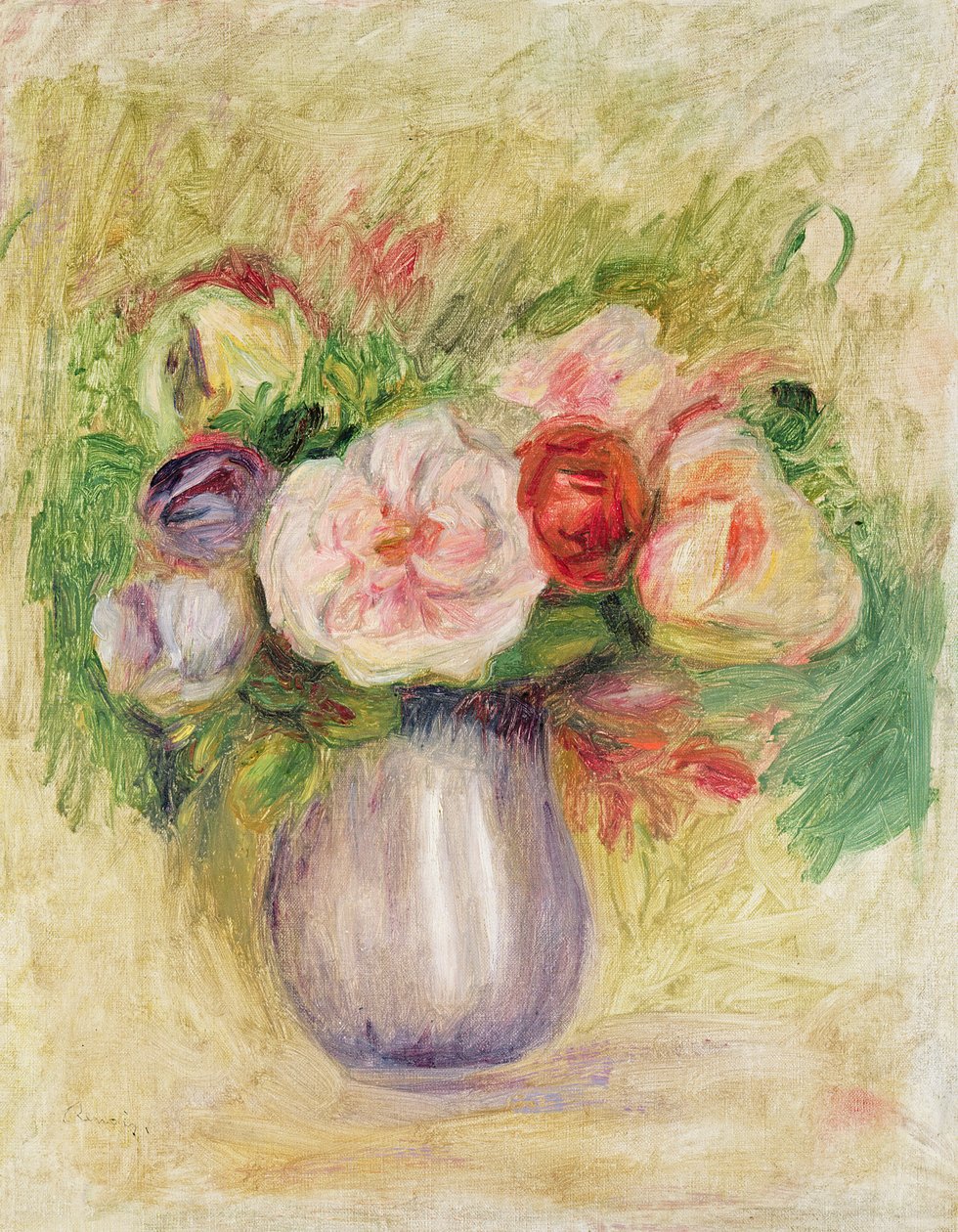 Vaso de flores de Pierre Auguste Renoir