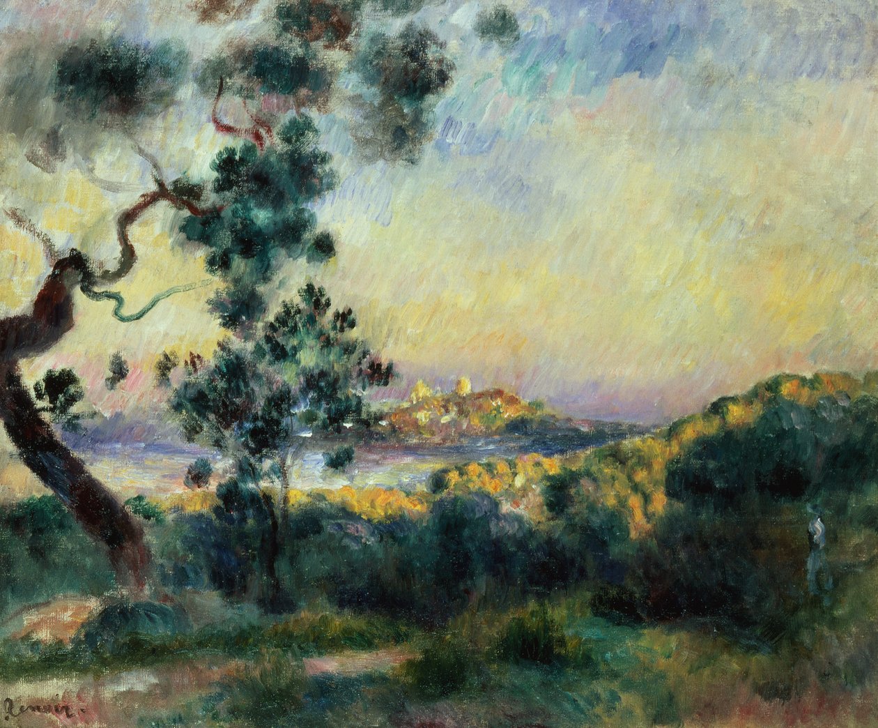 Vista de Antibes de Pierre Auguste Renoir