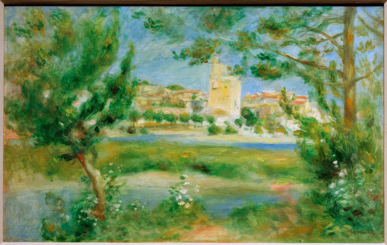 Villeneuveles-Avignon de Pierre Auguste Renoir