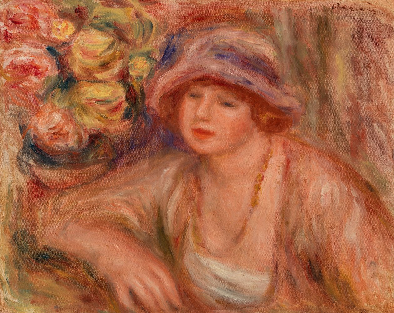 Mulher inclinada de Pierre Auguste Renoir