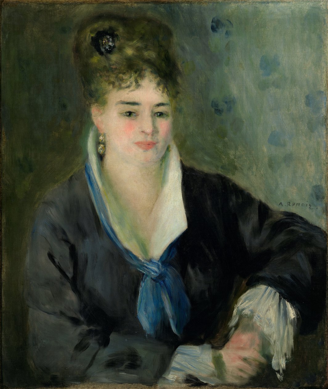 Mulher de Preto de Pierre Auguste Renoir