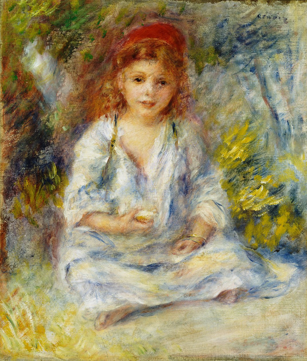 Jovem argelina, c.1881 de Pierre Auguste Renoir