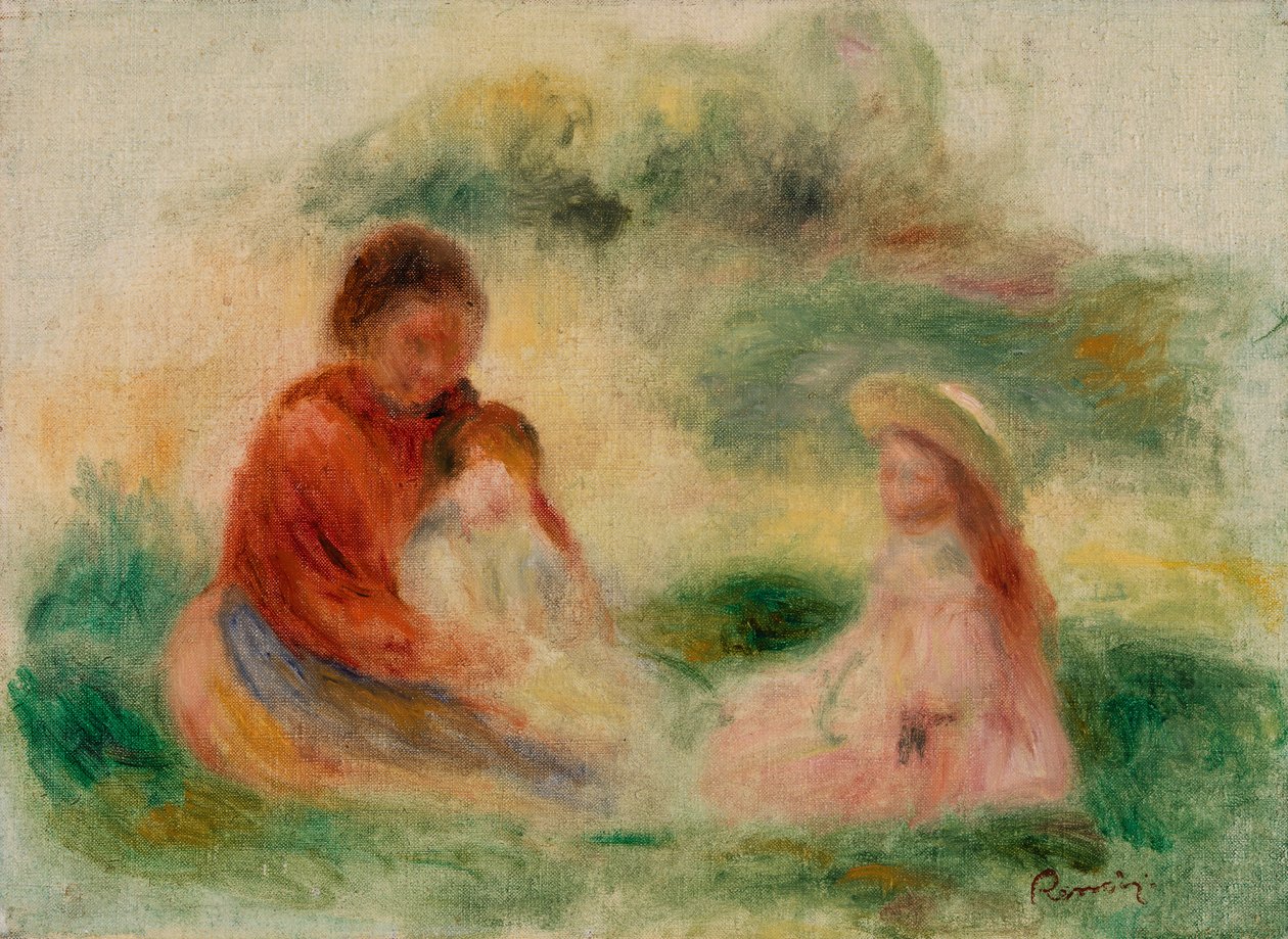 Jovem família de Pierre Auguste Renoir
