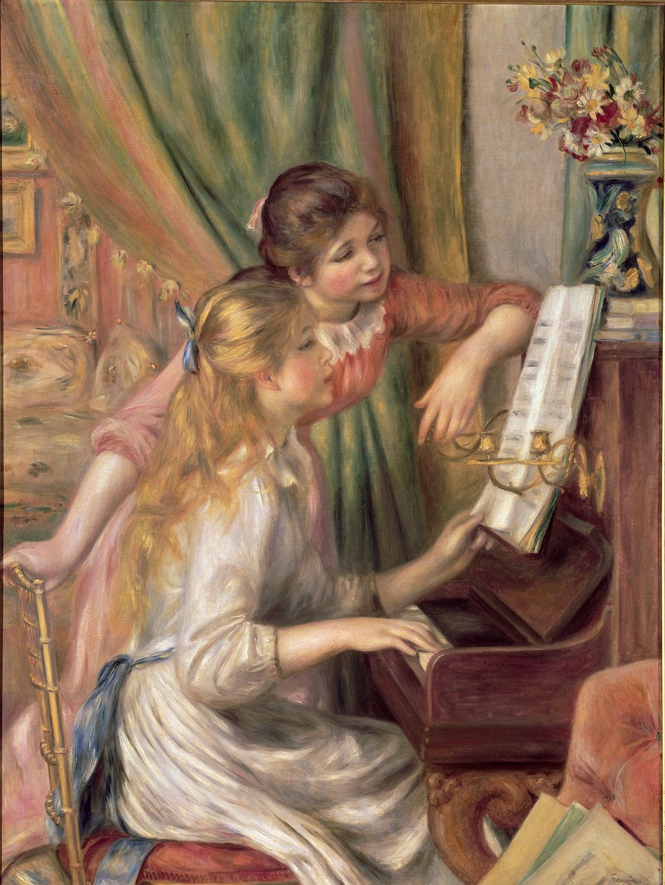 Meninas ao Piano de Pierre Auguste Renoir