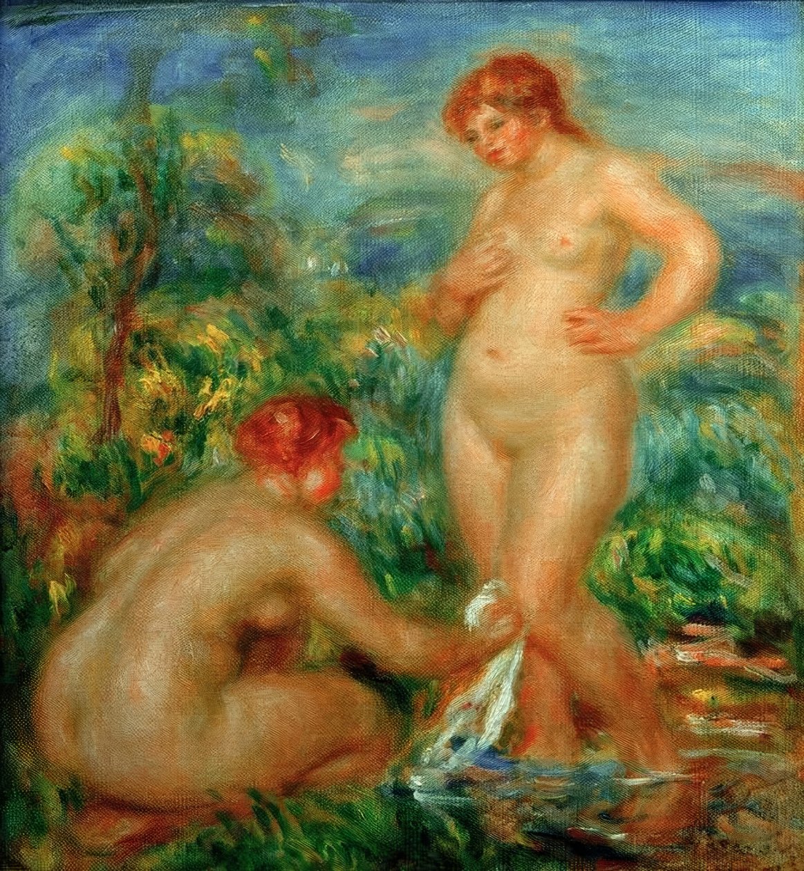Dois banhistas de Pierre Auguste Renoir