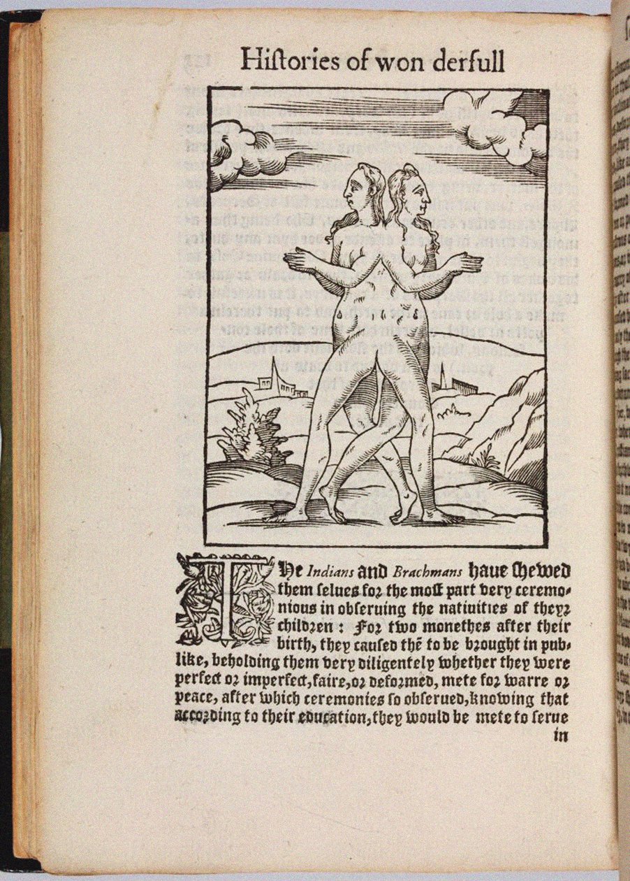 Uma coleção de histórias extraordinárias Histoires prodigieuses, 1560 de Pierre Boaistuau