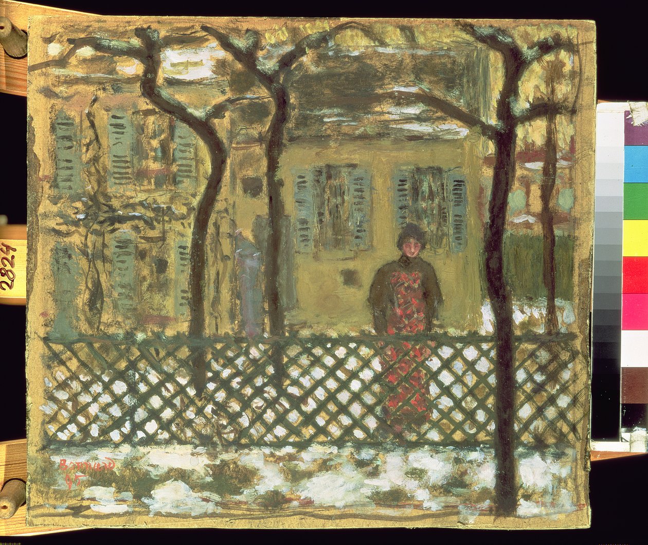 Na cerca, 1895 de Pierre Bonnard