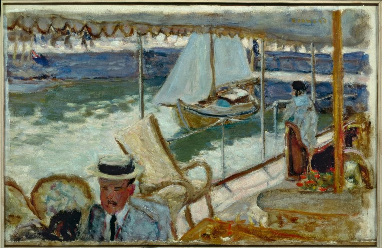Num iate de Pierre Bonnard