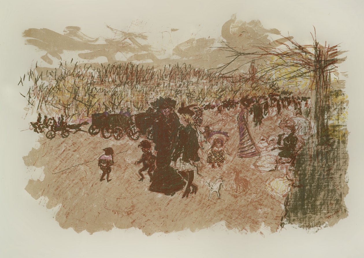 Avenida no Bois de Boulogne, 198999 de Pierre Bonnard