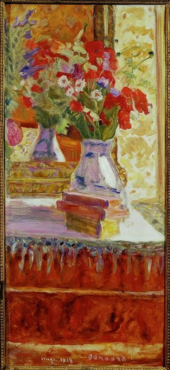Buquê de papoulas de Pierre Bonnard